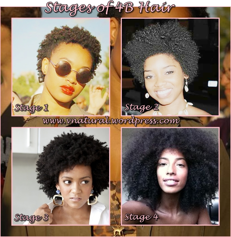 Natural Hair Inspiration: The Stages of 4b Hair